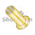 10-32-.080 Flat Head Threaded Insert Rivet Nut Steel Zinc Yellow Dichromate NON-RIBBED (Pack Qty 1,000) BC-XS-11080