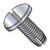 1/4-20X1/2 Slotted Pan Thread Cutting Screw Type 1 Fully Threaded Zinc (Pack Qty 4,000) BC-14081SP