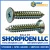6-20X1/2 Phillips Flat Undercut Self Tapping Screw Type A B Fully Threaded Zinc (Pack Qty 10,000) BC-0608ABPU