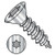 6-20X3/8 6 Lobe Flat Self Tapping Screw Type A B Fully Threaded 18 8 Stainless Steel (Pack Qty 5,000) BC-0606ABTF188