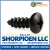 6-18X3/8 Phillips Pan Self Tap Screw Type A Full Thread 18 8 Stainless Steel Black Oxide (Pack Qty 5,000) BC-0606APP188B