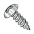 6-18X1/2 Phillips Full Contour Truss Self Tapping Screw Type A Full Thread 18 8 Stainless (Pack Qty 5,000) BC-0608APT188