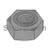 M10-1.5 Din 929 Metric Hex Weld Nuts 3 Projections Steel Plain (Pack Qty 2,000) BC-M10D929