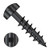 6-9X1 1/2 Square Pan #7 Head Face Frame Screw Type 17 Coarse Partial Thread Black Oxide (Pack Qty 6,000) BC-0624DFQP17B