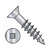 8X1 1/8 Flat Head (no nibs) Square Recess Deep Thread Wood Screw 2/3 Threaded Zinc (Pack Qty 8,500) BC-0818DQFD