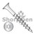 6X1 1/4 6 Lobe Bugle Head Course Thread Sharp Point Deck Screw Dacrotized (Pack Qty 8,000) BC-0620DTG