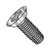6-32X5/16 Phil Flat Undercut Thread Cutting Screw Type F Full Thread 18-8 Stainless Steel (Pack Qty 5,000) BC-0605FPU188
