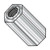 2-56X1/8 One Eighth Hex Standoff Stainless Steel (Pack Qty 500) BC-020202HF303