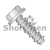 1/4-15X3/4 Unslotted Indented Hex Washer High Low Screw Fully Threaded 18-8 Stainless Stee (Pack Qty 1,500) BC-1412HW188