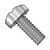 10-24X3/8 Phillips Pan Internal Sems Machine Screw Fully Threaded 18-8 Stainless Steel (Pack Qty 3,000) BC-1006IPP188