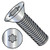 M4-0.7X10 ISO14581 Metric 6 Lobe Flat Machine Screw Full Thread Class8.8 Heat Treat Zinc ROHS (Pack Qty 10,000) BC-MI41014581