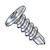 12-14X1 1/4 Phillips Pancake Head Self Drilling Screw Full Thread Zinc (Pack Qty 2,000) BC-1220KPC