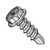 10-16X1/2 Phillips Hex Washer Full Thread Self Drilling Screw 18 8 Stainless Steel (Pack Qty 4,000) BC-1008KPW188