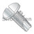 8-32X1 Slotted Pan Thread Cutting Screw Type 23 Fully Threaded Zinc (Pack Qty 5,000) BC-08163SP
