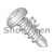 6-20X1 Square Recess Pan Head Self Drilling Screw Full Thread 410 Stainless Steel (Pack Qty 2,500) BC-0616KQP410