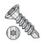 8-18X3/4 6 Lobe Flat Self Drilling Screw Fully Threaded 410 Stainless Steel (Pack Qty 2,000) BC-0812KTF410