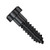 3/8X3 1/2 Hex Lag Screw Gimlet Point Black Oxide (Pack Qty 200) BC-3756LB