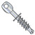 1/4X2 Acoustical Eye Lag Self Drilling Screw Point Steel Zinc (Pack Qty 1,000) BC-1432LKAE