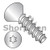 2-28X1/4 6 Lobe Flat Thread Rolling Screws 48-2 Full Thread 18 8 Stainless Steel Passivate Wax (Pack Qty 5,000) BC-0204LTF188
