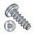 8-16X2 6 Lobe Pan Thread Rolling Screws 48-2 Fully Threaded Zinc And Wax (Pack Qty 2,000) BC-0832LTP