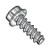 6-19X3/4 Unslotted Ind Hex Washer Thread Rolling Screws 48-2 Full Thread 18-8 S/S Passivate Wax (Pack Qty 5,000) BC-0612LW188