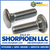 M5-0.8X20 Metric DIN603 Carriage Bolt Full Thread A2 Stainless Steel (Pack Qty 2,000) BC-M520D603A2