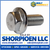 M10-1.5X20 Metric Din 6921 Indent Hex Flange Washer Non-Serrated Screw Ful Thread A2 Stainless (Pack Qty 200) BC-M1020D6921A2