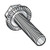 M6-1.0X20 Metric Din 6921 Hex Flanged Washer Serrated Screw Full Thread A2 Stainless Steel (Pack Qty 1,000) BC-M620D6921SA2