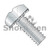 M4-0.7X5 ISO 7045 Metric Phillips Pan External Washer Sems M/S Fully Threaded Zinc/Bake (Pack Qty 4,000) BC-MI45EPP