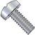 M4-0.7X18 ISO 7045 Metric Phil Pan Internal Washer Sems Machine Screw Full Thread Zinc (Pack Qty 5,000) BC-MI418IPP