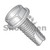 8-32X1/2 Unslotted Ind Hex Washer Thread Cutting Screw Type 23 Full Thread 18 8 Stainless St (Pack Qty 5,000) BC-08083W188