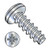 M5-2.3X16 Metric Pozi Pan Thread Rolling Screw 45 Degree Full Thread Zinc (Pack Qty 5,000) BC-M516LZP4