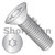 M2.5-0.45X16 ISO14581 Metric 6 Lobe Flat Machine Screw Full Thread 18-8 Stainless Steel (Pack Qty 5,000) BC-M2.516MTF188