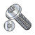 M5-0.8X10 Din 7985 Metric 6 Lobe Pan Head Machine Screw Full Thread Zinc Rohs (Pack Qty 5,000) BC-M510MTP