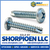 4-24X5/16 Phillips Pan Thread Cutting Screw Type 25 Fully Threaded Zinc (Pack Qty 10,000) BC-04055PP