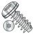 M2-0.89X8 Metric 6 Lobe Pan Head PT Alternative 30 Degree Full Threaded A2 Stainless Steel (Pack Qty 5,000) BC-M28PTTPA2