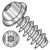 M2-0.89X8 Metric 6 Lobe Round Washer PT Alternative Fully Threaded A2 Stainless Steel (Pack Qty 2,500) BC-M28PTTRWA2