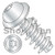 M3-1.34X12 Metric 6 Lobe Round Washer PT Alternative Fully Threaded A2 Stainless Steel (Pack Qty 2,500) BC-M312PTTRWA2