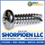 6-20X7/8 Phillips Pan Thread Cutting Screw Type 25 Fully Threaded 18-8 Stainless Steel (Pack Qty 4,500) BC-06145PP188