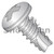 10-16X3/4 Phillips Pan Thread Cutting Screw Type 25 Fully Threaded 410 Stainless Steel (Pack Qty 3,000) BC-10125PP410