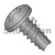 6-20X5/16 Phillips Pan Thread Cutting Screw Type 25 Fully Threaded Black Oxide and Oil (Pack Qty 10,000) BC-06055PPB