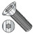 1/4-20X5/8 6 Lobe Flat Machine Screw Fully Threaded 18 8 Stainless Steel (Pack Qty 2,000) BC-1410MTF188