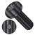 4-40X1/4 6 Lobe Pan Machine Screw Fully Threaded 18 8 Stainless Steel Black Oxide and Oil (Pack Qty 5,000) BC-0404MTP188B