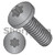 10-24X1/2 6 Lobe Pan Machine Screw Fully Threaded 18 8 Stainless Steel Black Oxide and Oil (Pack Qty 3,000) BC-1008MTP188B