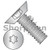 10-24X1/4 6 Lobe Flat Undercut Machine Screw Fully Threaded 18 8 Stainless Steel (Pack Qty 4,000) BC-1004MTU188