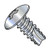 8-18X1/4 Phillips Truss Thread Cutting Screw Type 25 Fully Threaded Zinc (Pack Qty 10,000) BC-08045PT
