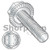 1/2-13X1 Serrated Hex Flanged Washer Full Thread Grade 8 w/Head Markings Zinc (Pack Qty 400) BC-5016MWW8Z
