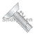 6-20X3/8 Phillips Flat Undercut Thread Cutting Screw Type 25 Fully Threaded Zinc (Pack Qty 10,000) BC-06065PU