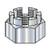 5/8-18 Castle Nut Grade 5 Zinc (Pack Qty 150) BC-63NHC5