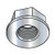 1/4-28 Non-Serrated Flange Hex Nuts Case Hardened HR15N 78/90 Zinc (Pack Qty 2,000) BC-15NRNS